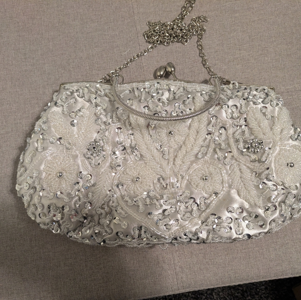 Beaded Formal Clutch- New